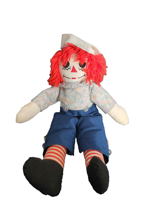 Vintage Raggedy Andy in a Floral Shirt