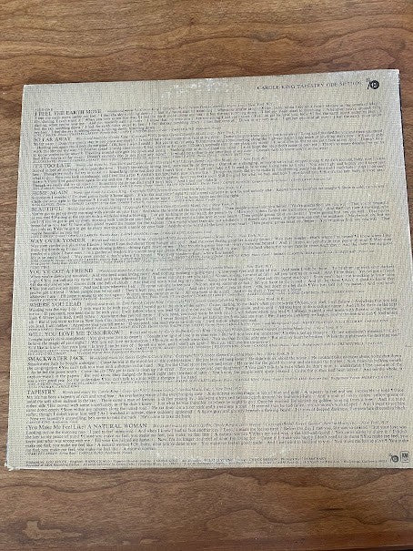 Carole King – Tapestry -Reissue - Record