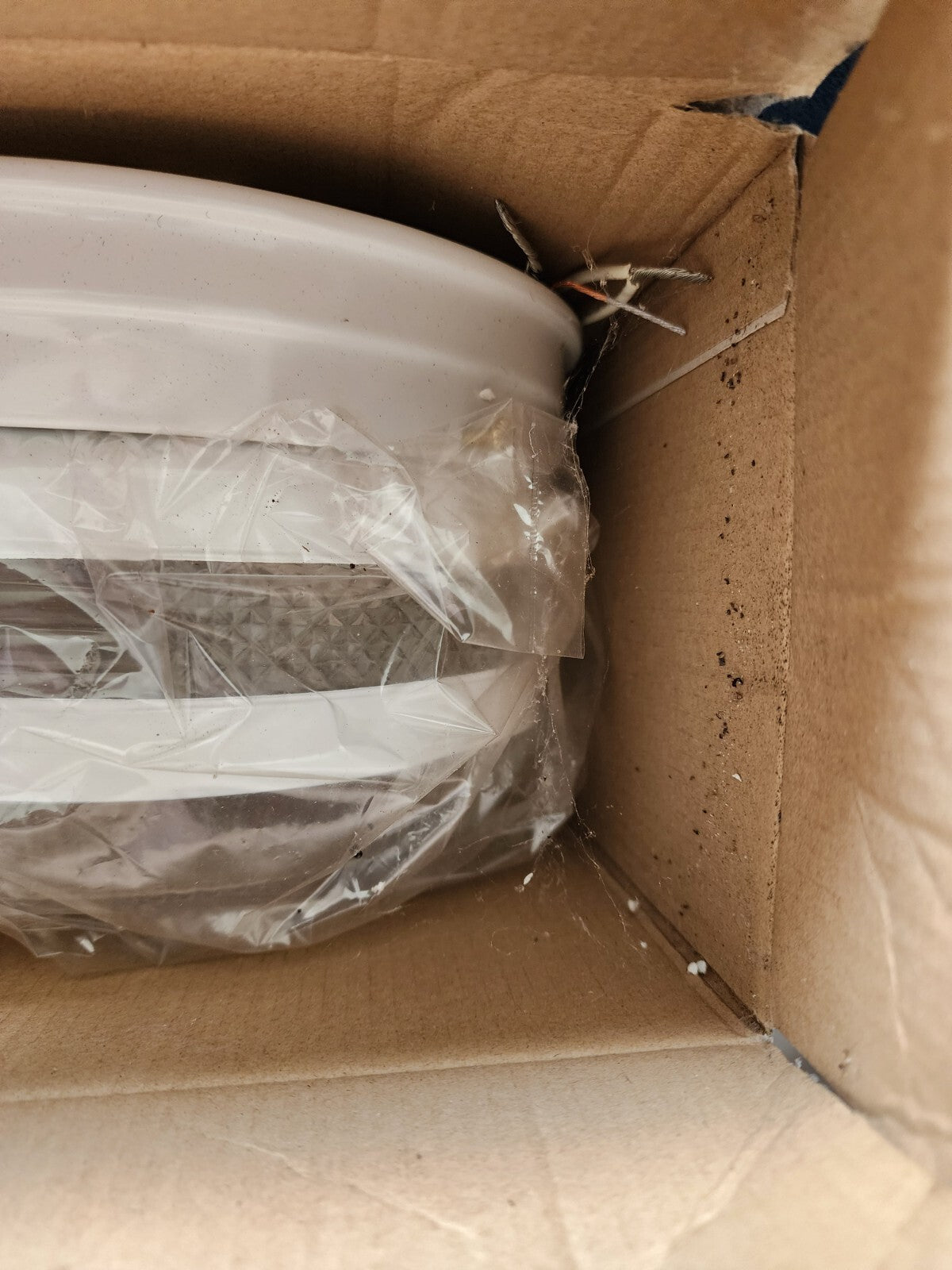 Westinghouse Interior Flush Mount Light Fixture White Finish w White/Clear Glass