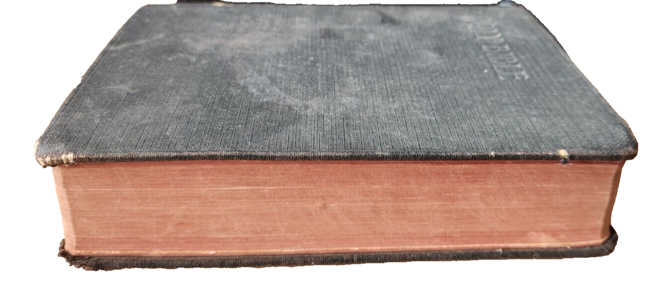 Vtg Antique Holy Bible Standard Edition Thomas Nelson & Sons