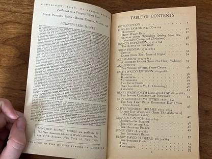 100 AMERICAN POEMS Edited By Selden Rodman