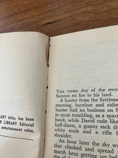 Vtg Paperback - Swamp Fire by Don Kingery