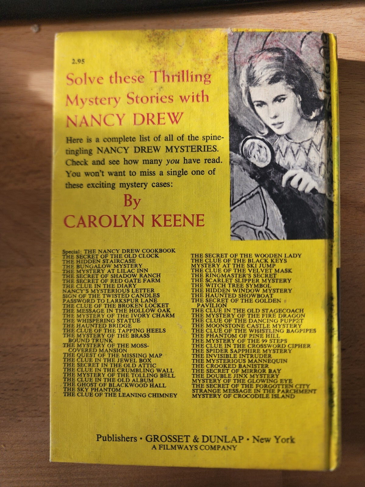 Nancy Drew #15 The Haunted Bridge Carolyn Keene Vintage Hardcover Book