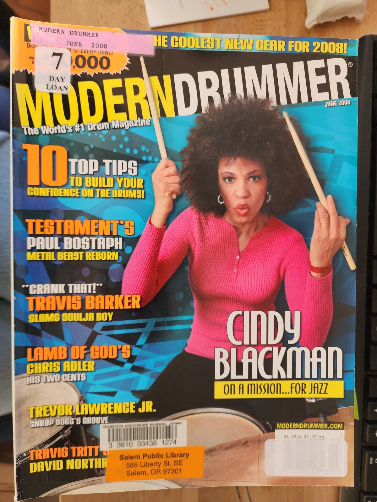 Modern Drummer Magazine Lot Of 12, Jan-Dec 2008 Drumming Magazines