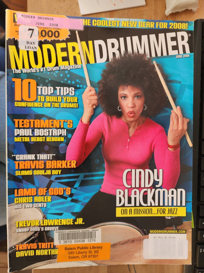 Modern Drummer Magazine Lot Of 12, Jan-Dec 2008 Drumming Magazines