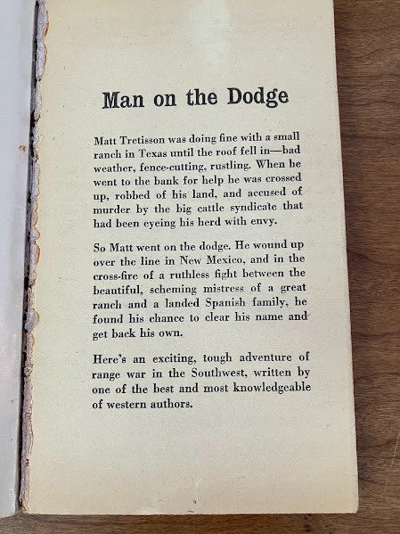 1957 Signet Paperbackack: Bandido by Nelson Nye