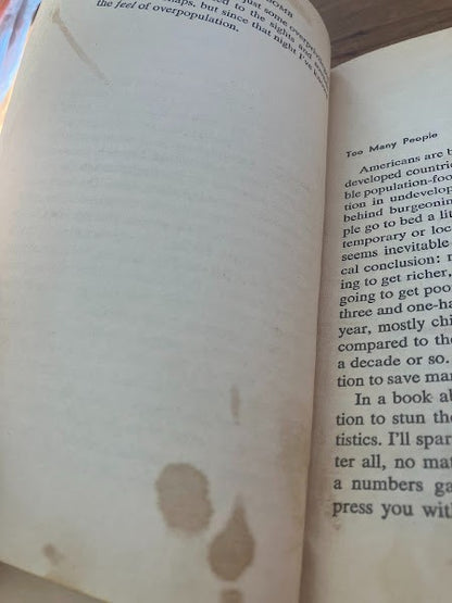 The Population Bomb by Dr. Paul R. Ehrlich