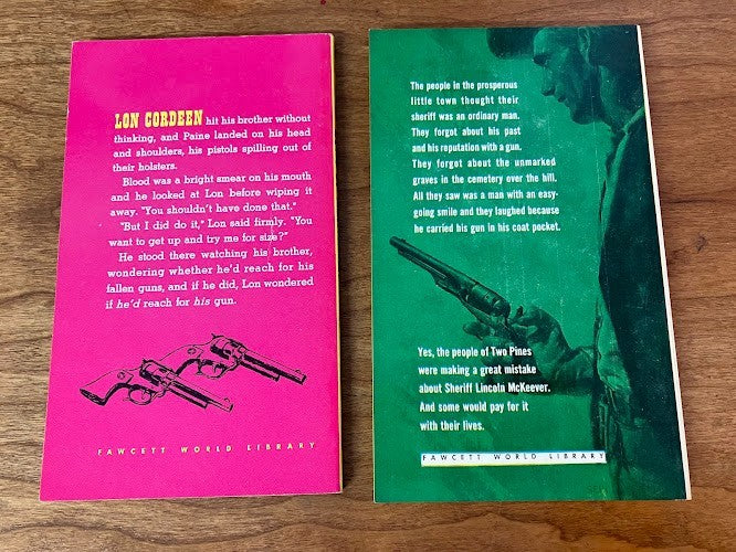 Gold Medal Books by Will Cook - lot of 2