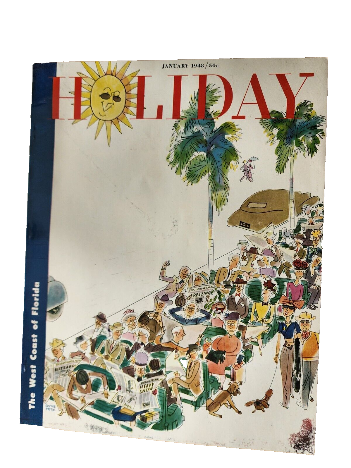 1948 JANUARY HOLIDAY MAGAZINE - WEST COAST OF FLORIDA