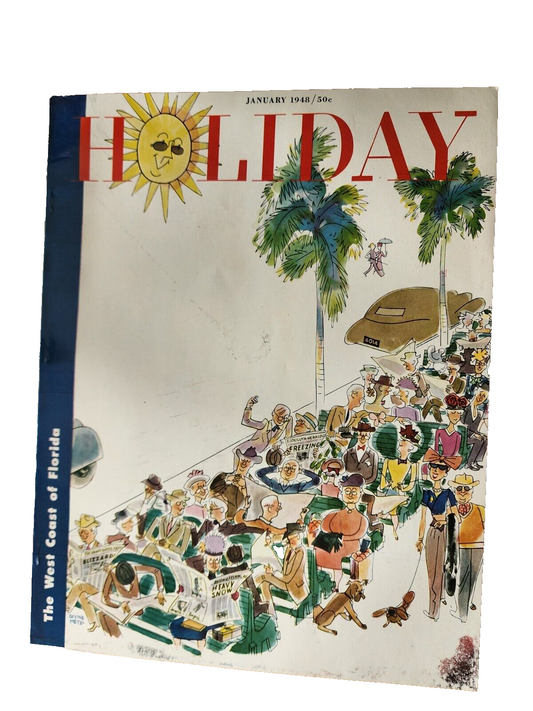 1948 JANUARY HOLIDAY MAGAZINE - WEST COAST OF FLORIDA