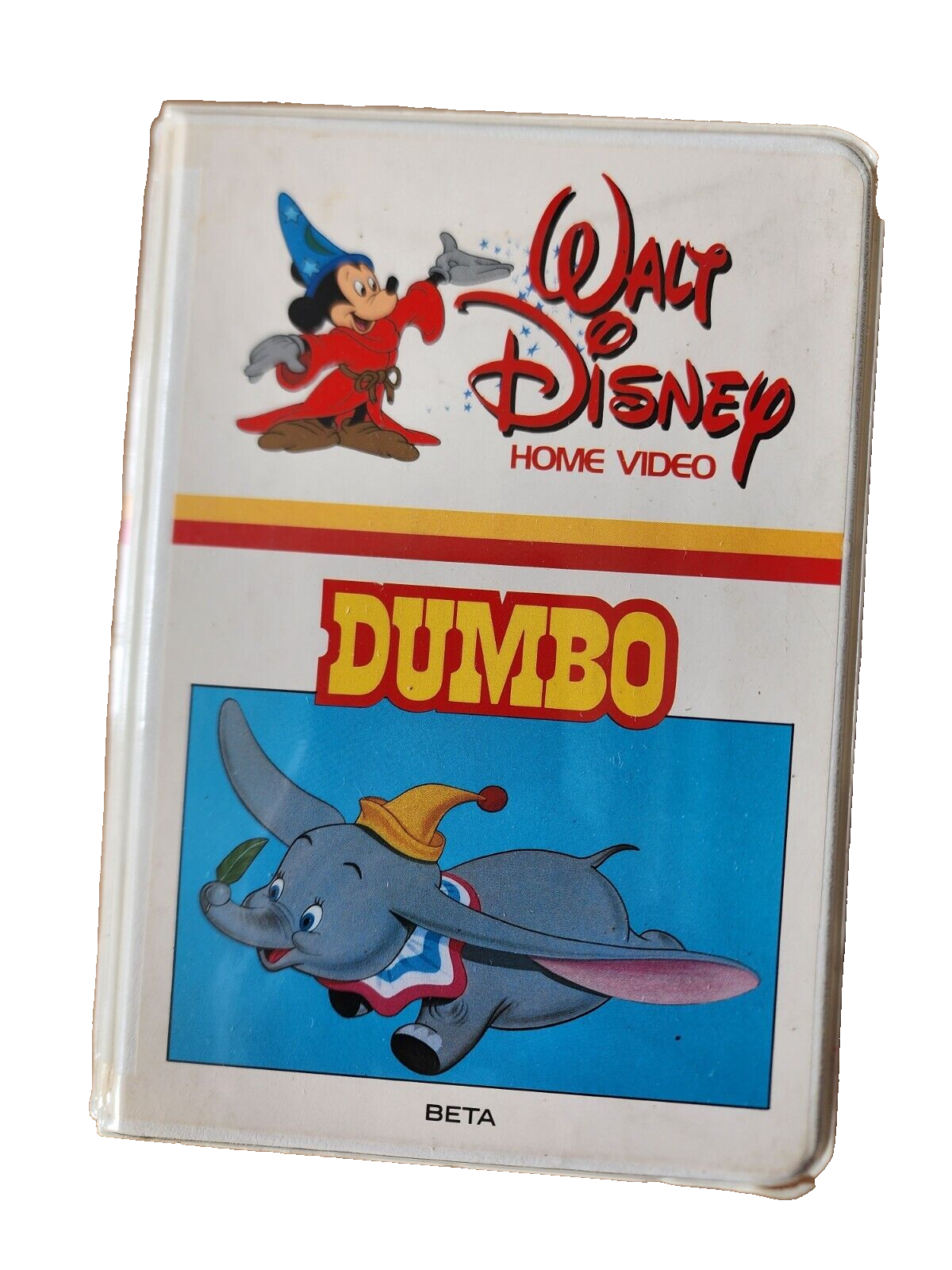Vintage Walt Disney Dumbo BETA Cassette tape 1985