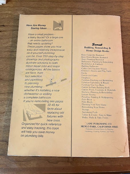 Basic Plumbing Illustrated - Fix-it Guide - A Sunset Book