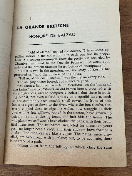 Dell Books - Bedside Book of Famous French Stories by Belle Becker & Linscott