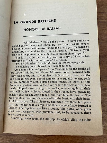 Dell Books - Bedside Book of Famous French Stories by Belle Becker & Linscott