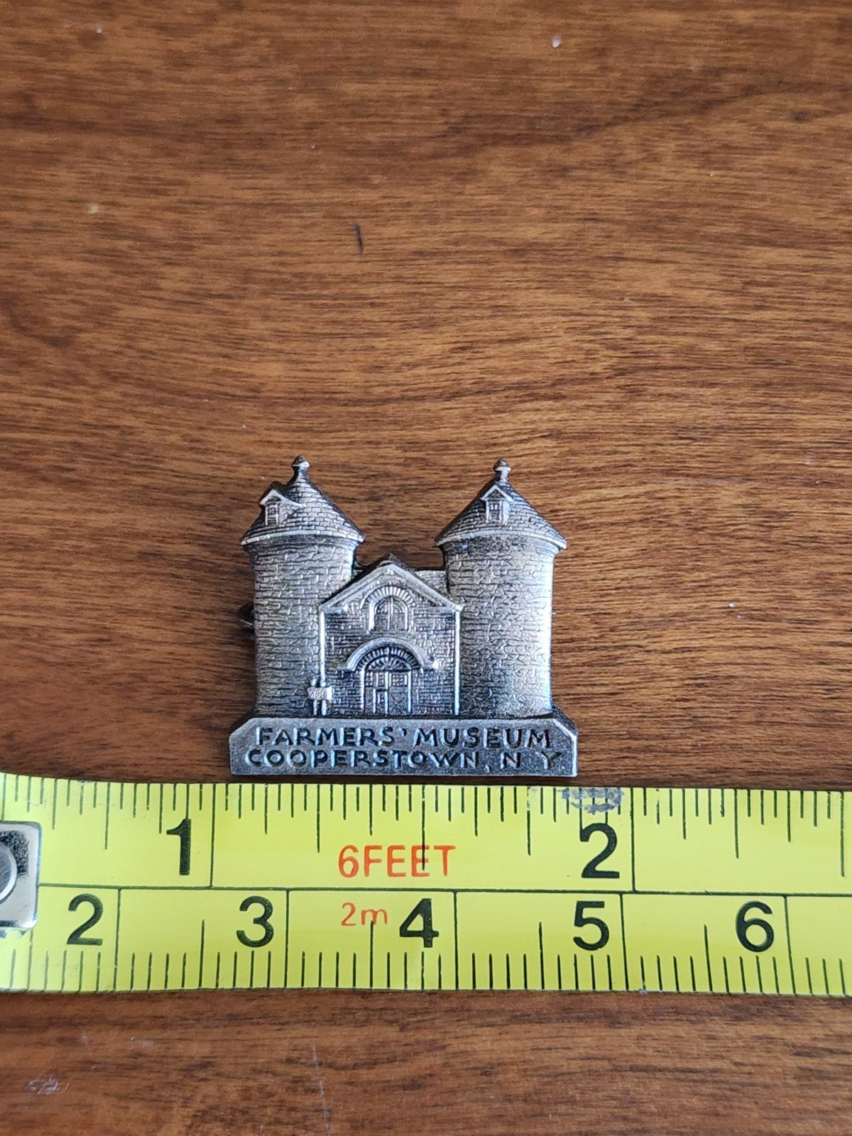 Farmers Museum Cooperstown, N.Y." Made in Italy Pin