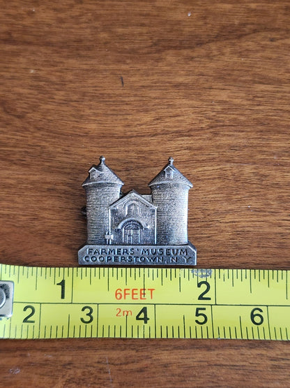 Farmers Museum Cooperstown, N.Y." Made in Italy Pin