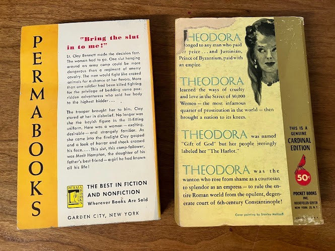 Vtg Paperbacks - Paul Wellmans - lot of 2