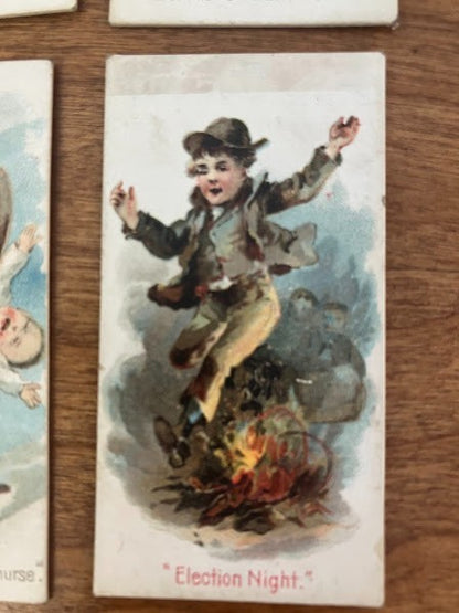 Duke's Cigarette Cards: Terrors of America and their Doings - Lot of 4