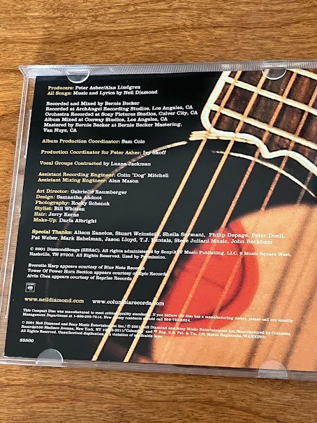CD - Neil Diamond: Three Chord Opera