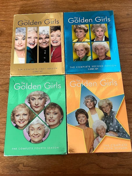 DvDs - The Golden Girls - The Complete first, second, fourth, and fifth Seasons