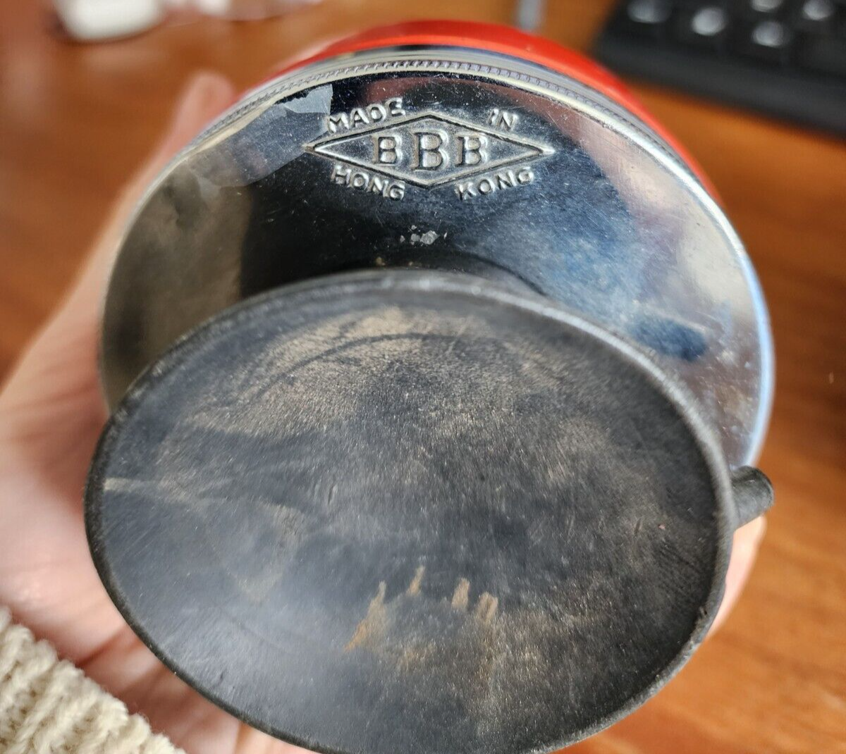 Vtg Red Emergency Light Signal Blinking Suction Cup