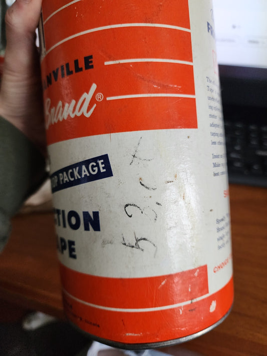 Vtg Johns-Manville Dutch Brand Friction Tape Canister