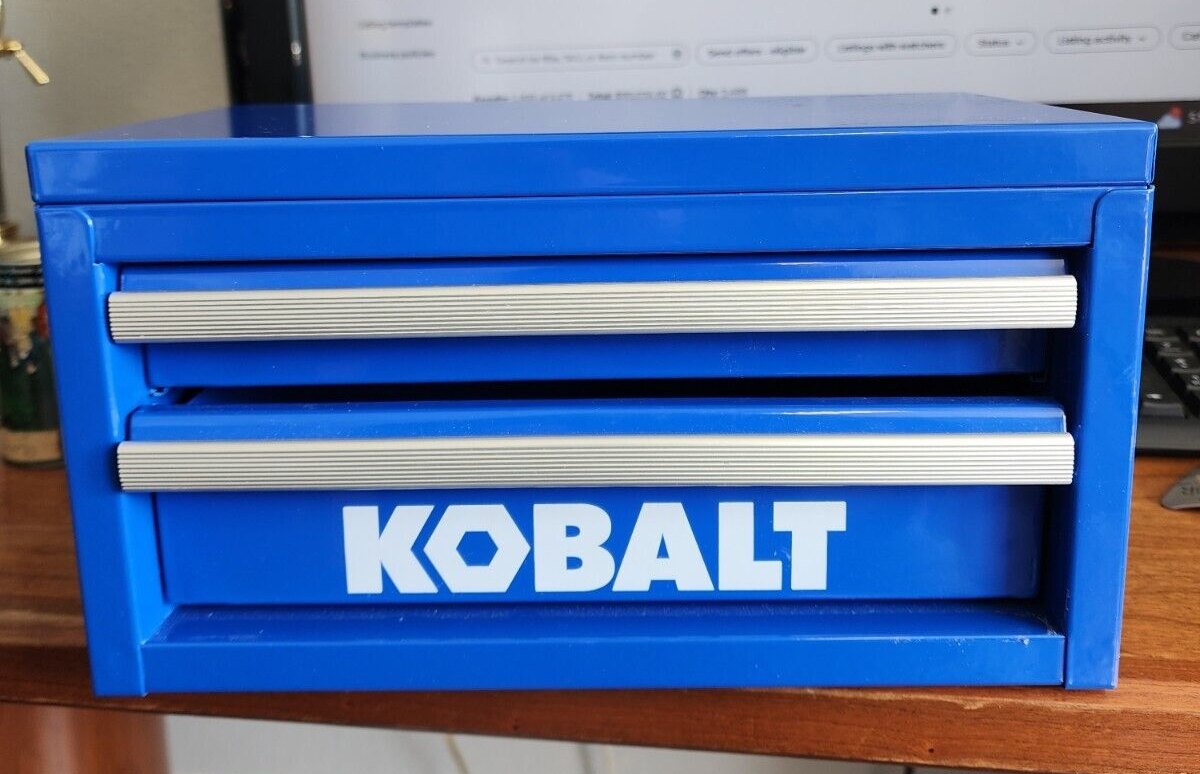 Kobalt Mini 2 Drawer BLUE Tool Box
