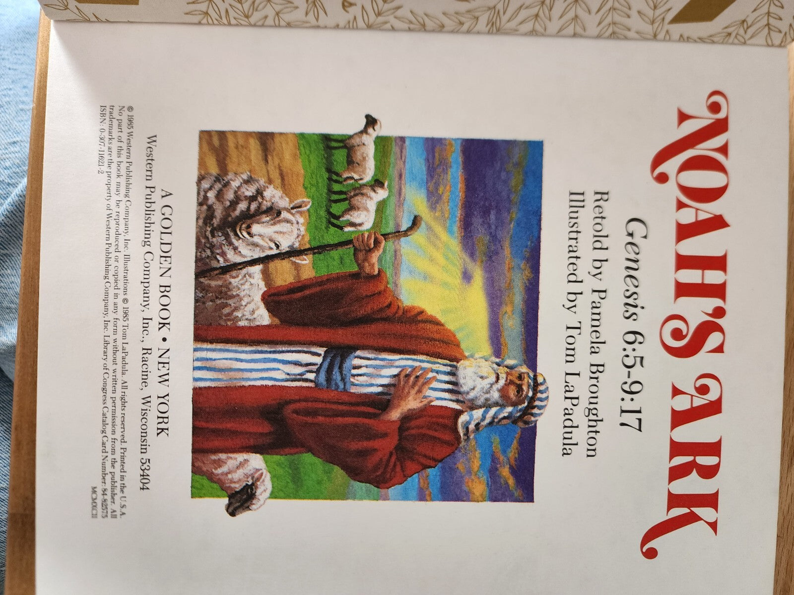 Lot of 3 - A Little Golden Book -Story of Jonah/David & Goliath /Noah's Ark