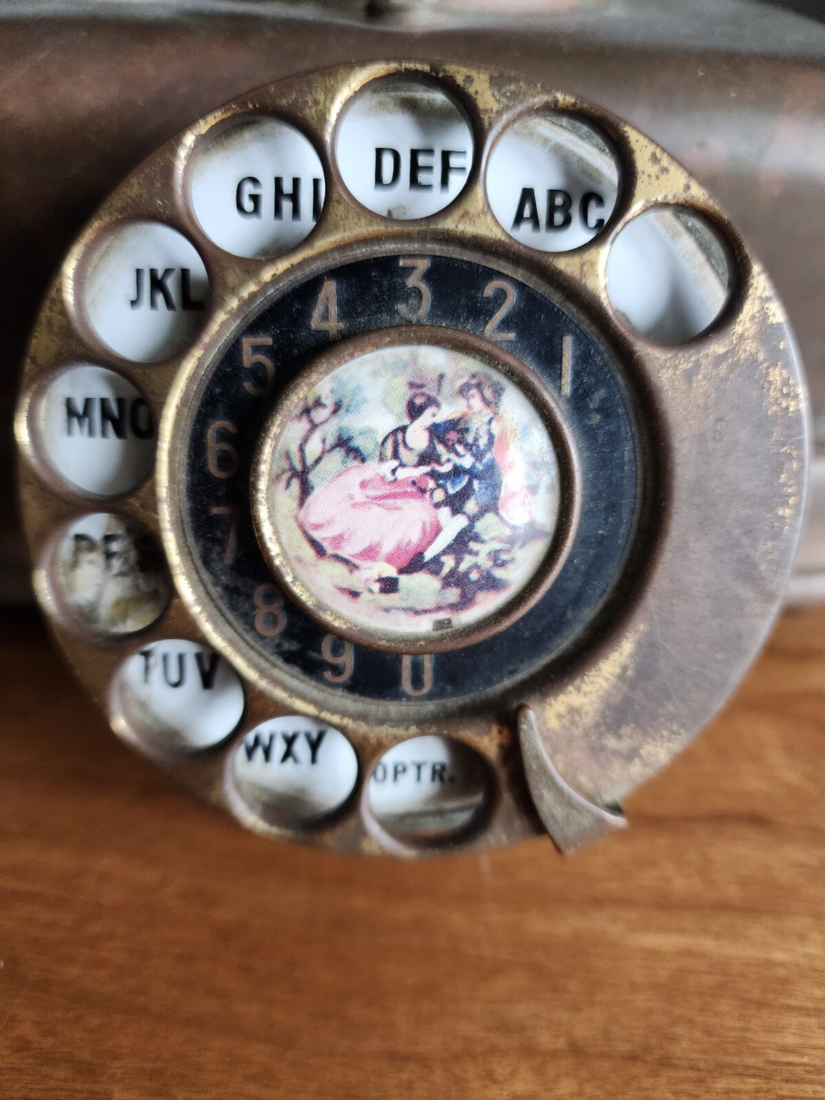 Vtg French Style Rotary Dial Telephone from the 1960s Model 780-4367