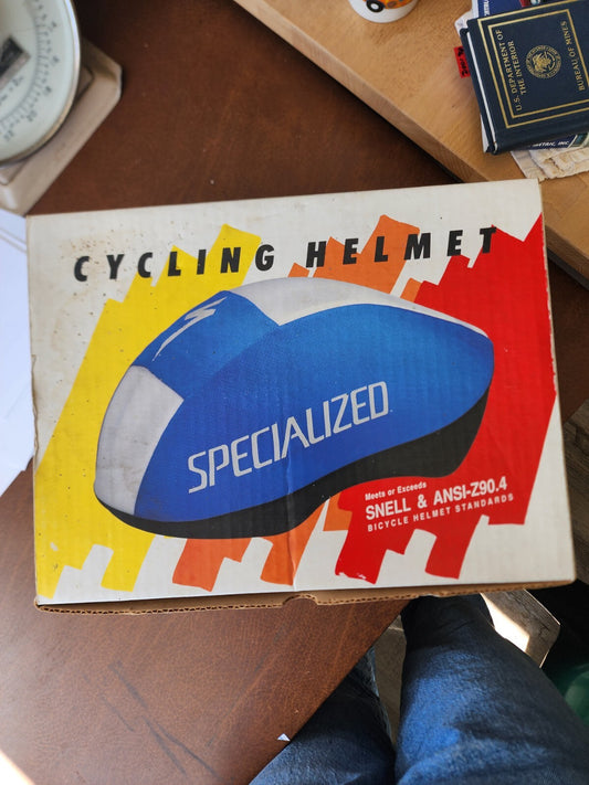 Vintage Specialized Air Force One Cycling Helmet size Small RARE (display only)