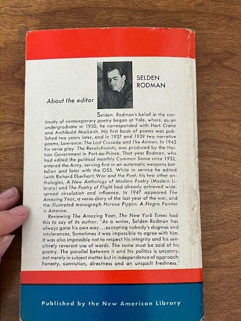 100 AMERICAN POEMS Edited By Selden Rodman