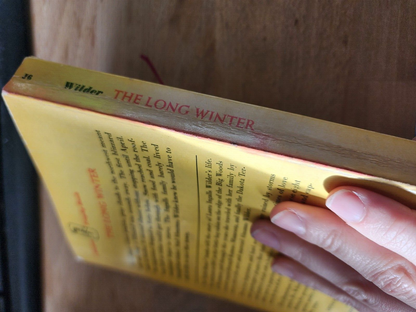 The Long Winter Laura Ingalls Wilder Vintage Paperback Book 1971