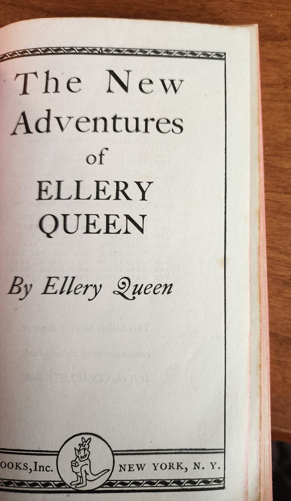 The New Adventures of Ellery Queen Pocket Books #134 1942