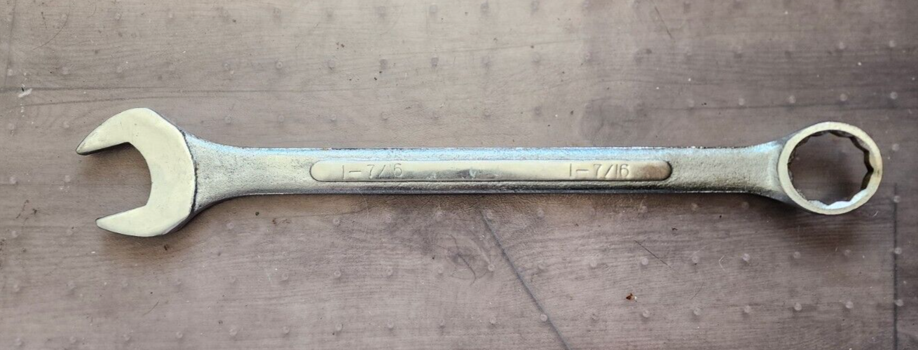 Combination Wrench Vintage 1-7/16 12pt, Made in China