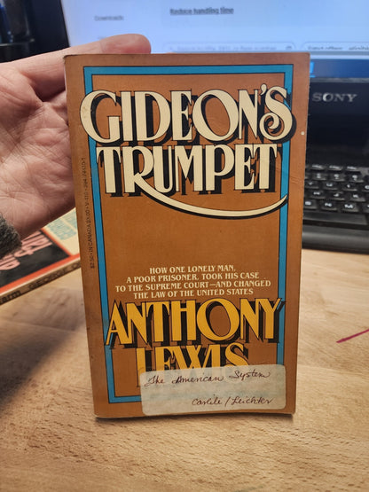 Gideon's Trumpet, Anthony Lewis, 1966, Vintage paperback