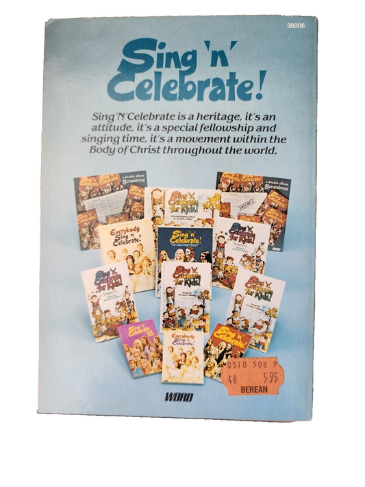 Sing N Celebrate III Songbook 1982 Christian Gospel