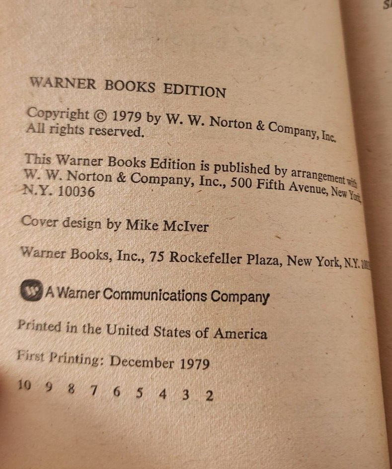 The Culture of Narcissism: Christopher Lasch. Warner Books, 1st Edition 1979