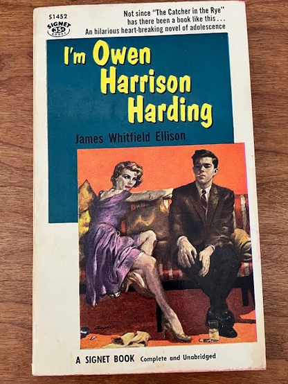 Vtg Paperback - I'M OWEN HARRISON HARDING by James Whitfield Ellison