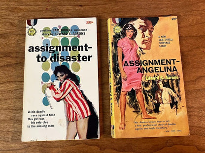 Vtg Paperbacks - lot of 2 - Edward S Aarons