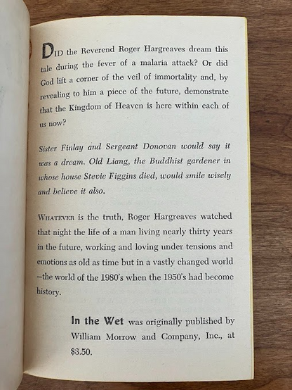 Vintage Paperback - In The Wet by Nevil Shute