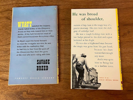 Gold Medal WESTERNS by Joseph Chadwick - lot of 2