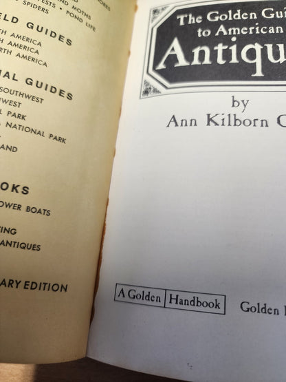 The Golden Guide to American Antiques (A Golden Handbook) 1967 Paperback