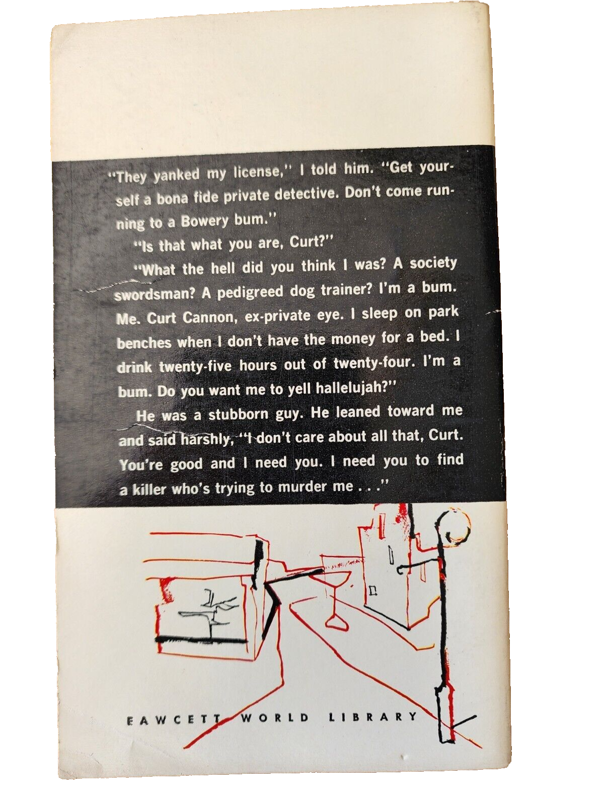 I'm Cannon — For Hire  Curt Cannon PB First Printing Gold Medal (1958)
