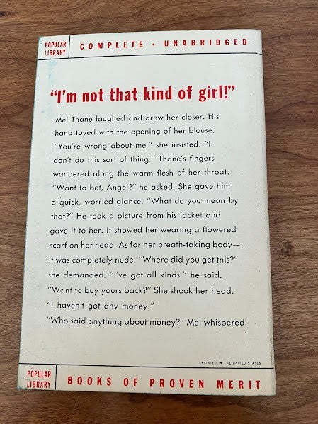 Popular Library - 1952 SWEET DEADLY by VERNE CHUTE