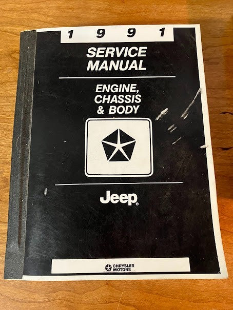 1991 Service Manuals - Chrysler Jeep