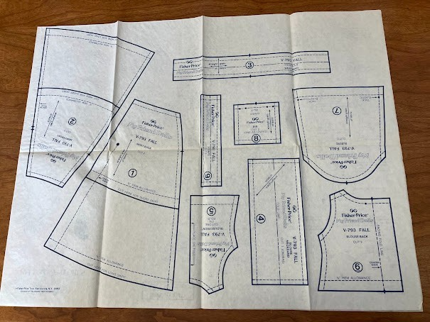 Vintage Lot/Set of 4 Fisher Price My Friend Doll Patterns