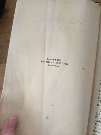 Vtg The McCall Speller Book Two 1925 Laidlaw Brothers Spelling Hardcover