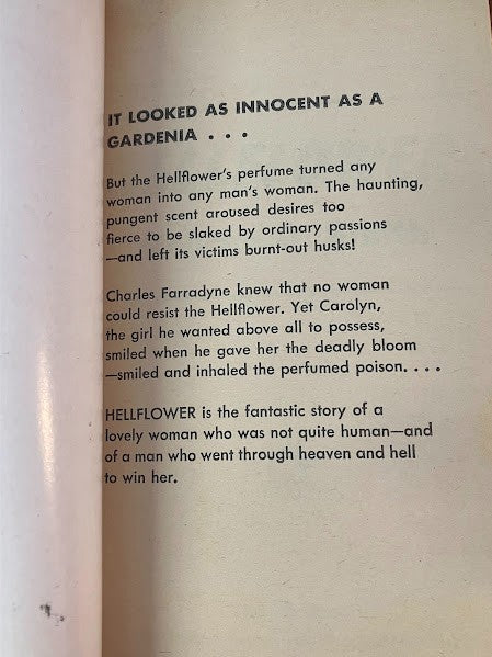 Vtg Paperback - Hell Flower by George O. Smith