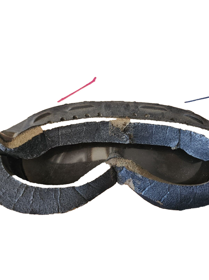 Vtg US Military Goggles, 1974 Sun, Wind & Dust, & xtra lenses