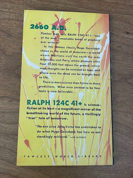Vintage Paperback - RALPH 124C 41+ Hugo Gernsback